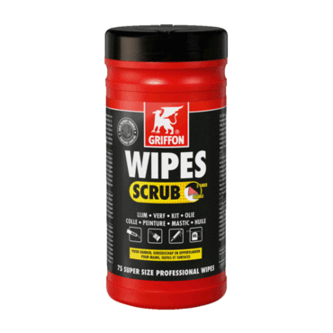 Multifunctional, professional cleaning wipes with scrub